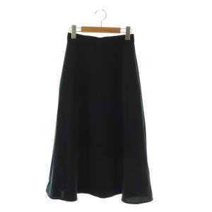 セラテリーダブルクロスフレアスカート 34 ダークネイビー /ES OS