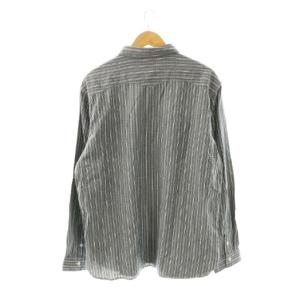 RRL マルチ ストライプ シャツ XL ネイビー