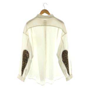 visvim ALBACORE BD SHIRT L/S OX レオパード切替 シャツ ボタンダウン 4