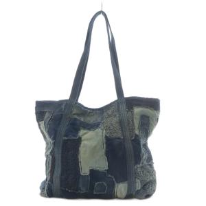 RRL トートバッグ パッチワーク デニム ウォッシュ加工
