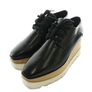 STELLA McCARTNEY ELYSE プラットフォームシューズ 38 ベージュ ブラック