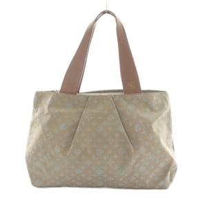 トートバッグ 総柄 グレージュ スモークピンク /MI OS SH