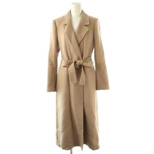 24AW ベルテッドレディコート 0 ベージュ /ES OS