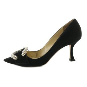 JIMMY CHOO メルバ 70 Melva 70 パンプス 37 黒 ブラック /SS OS