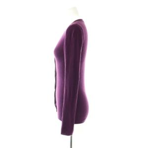 PRADA カシミヤシルク カーディガン ニット 長袖 38 紫 /NR OS