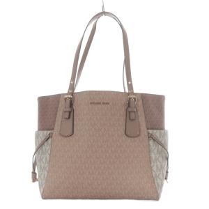 VOYAGER EW TOTE BAG カラーブロック バッグ トートバッグ ピンク ホワイト /YO30