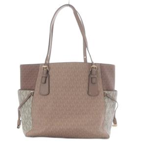 MICHAEL KORS VOYAGER EW TOTE BAG カラーブロック バッグ トートバッグ ピンク ホワイト /YO30