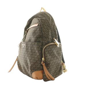 MICHAEL KORS プレスコット Prescott リュックサック デイパック シグネチャー柄 茶 ブラウン /SS OS