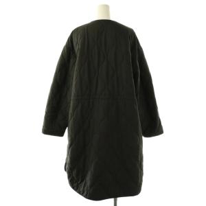 BEAUTY&YOUTH UNITED ARROWS 23AW キルティングコート ノーカラー 中綿 S ブラック /ES OS
