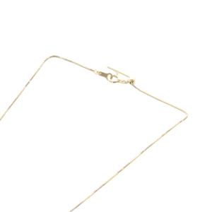 ete ミラーカットチェーン ネックレス K18YG