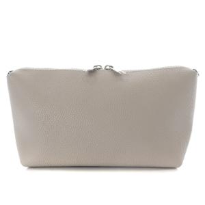 8784G リュクススクエアポーチ コーテッドキャンバス マスティック