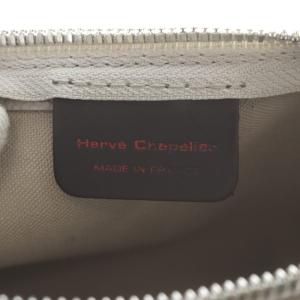 Hervé Chapelier 8784G リュクススクエアポーチ コーテッドキャンバス マスティック