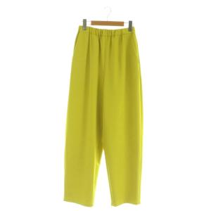 23AW ELASTIC COCOON PANTS コクーンパンツ イージー ハイウエスト S イエロー