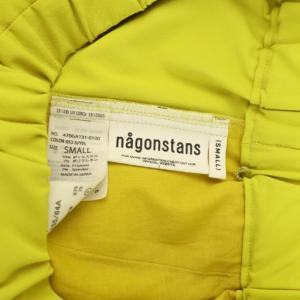 nagonstans 23AW ELASTIC COCOON PANTS コクーンパンツ イージー ハイウエスト S イエロー