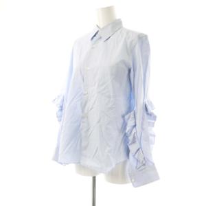 COMME des GARCONS COMME des GARCONS シャツ ブラウス 長袖 前開き コットン XS ライトブルー /NR OS