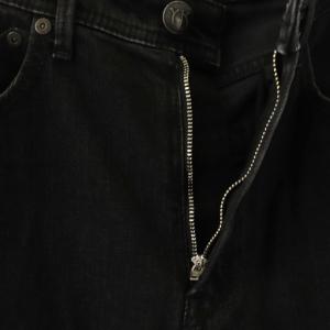 YANUK ワイドフレア OBK デニムパンツ コットン 24 黒 57153389 /NR OS SH