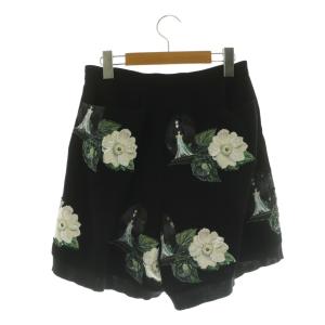 UNDERCOVER エドワード ゴーリー ドラキュラ ショートパンツ スパンコール ビーズ 1 ブラック /MY OS
