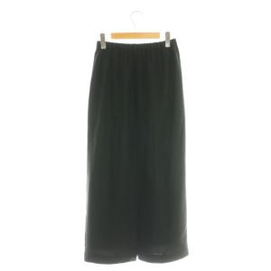 ENFOLD 25SS UPSIDE DOWN SKIRT スカート タイト 36 ブラック /CX OS SH