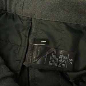 JOURNAL STANDARD 23AW ウォッシャブル ワイドスラックスパンツ タック 36 グレー /MY OS