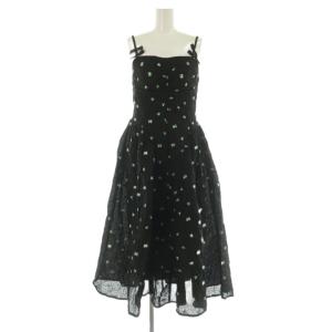 24SS シアージャガードリボンドレス ワンピース ロング 刺繍 1 ミックス /MY OS SH