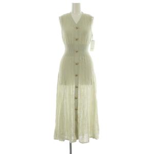 24AW クロシェ風シアーニットワンピース ロング ONE ミント /MY OS SH