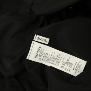SNIDEL 24AW オフショルニットドッキングワンピ ワンピース ロング 長袖 リブ F ブラック /MY OS