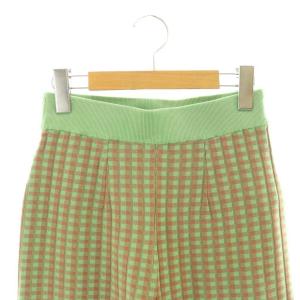 Ameri VINTAGE アメリ AMERI COLORFUL GINGHAM CHECK PANTS ニットパンツ イージーパンツ