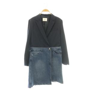 アメリ AMERI DENIM DOCKING JACKET テーラードジャケット ロングジャケット M
