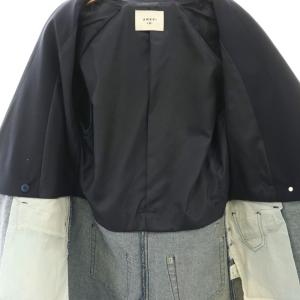 Ameri VINTAGE アメリ AMERI DENIM DOCKING JACKET テーラードジャケット ロングジャケット M