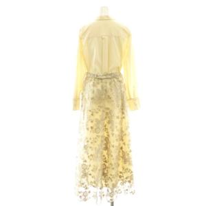 Ameri VINTAGE LACE LAYERED SHIRT DRESS セット シャツワンピース ロング レイヤード スカート