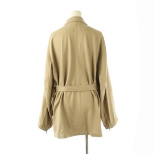 Ameri VINTAGE GENTLE FAKE LEATHER JACKET フェイクレザージャケット F ベージュ /ES OS