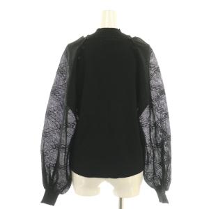 Ameri VINTAGE アメリ AMERI MANY WAY RAGLAN SLEEVE KNIT ニット プルオーバー F ブラック
