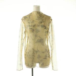 BENNETT SHEER TOP トップス ブラウス シアー F ベージュ チャコール /ES OS