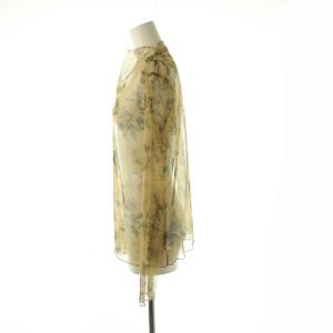 Ameri VINTAGE BENNETT SHEER TOP トップス ブラウス シアー F ベージュ チャコール /ES OS
