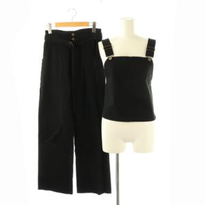 SET UP DENIM OVERALL セットアップデニムオーバーオール セパレート パンツ キャミソール