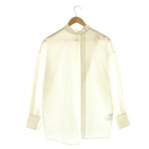 CLANE W FACE SLANT SLIT TOPS トップス シャツ ブラウス 1 ホワイト /DF OS
