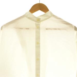 CLANE W FACE SLANT SLIT TOPS トップス シャツ ブラウス 1 ホワイト /DF OS