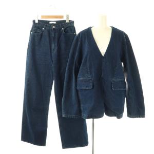 JACKET PULLOVER DENIM TOPS PANTS SET UP セットアップ 上下 デニムトップス