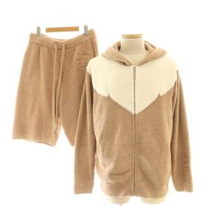 24AW セットアップ ポケモンスリープ ベビモコ イーブイ ジップアップパーカー ハーフパンツ M モカ