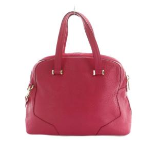 FURLA 2WAY ハンドバッグ ショルダーバッグ レザー ショッキングピンク /MI OS