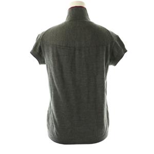 MARNI ハイネック 半袖ニット セーター プルオーバー ウール カシミヤ 38 グレー /CX OS