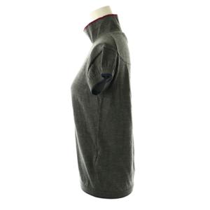 MARNI ハイネック 半袖ニット セーター プルオーバー ウール カシミヤ 38 グレー /CX OS