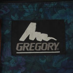 GREGORY トートバッグ 花柄 ナイロン グリーン /YO3