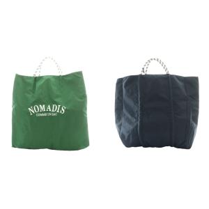サック SAC リバーシブルトートバッグ 緑 グリーン 紺 ネイビー /SS OS
