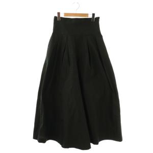 タフタボリュームワイドパンツ 38 ブラック /DF OS