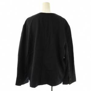 JOURNAL STANDARD L'ESSAGE 24AW フラノストライプスリットシャツ ブラウス プルオーバー F ネイビー /DF OS