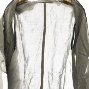 NOBLE 25SS ラミーシアーライトジャケット テーラードジャケット 38 グレー /DF OS