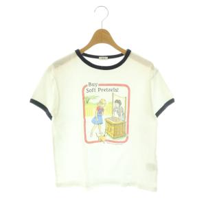 VINTAGE PRETZELS RINGER TEE Tシャツ カットソー 半袖 F ホワイト /HK