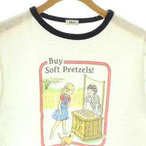 SEA VINTAGE PRETZELS RINGER TEE Tシャツ カットソー 半袖 F ホワイト /HK