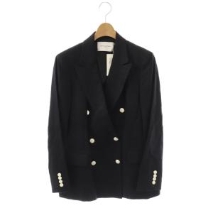 UWSC 6ボタン ブレザー ジャケット テーラード ダブル 38 ネイビー /HK OS